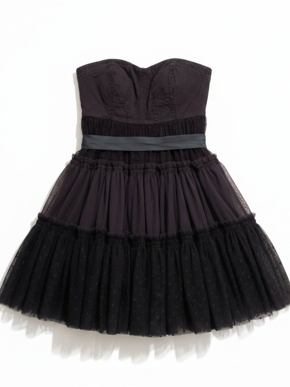 🖤 Anthropologie Moulinette Soeurs Strapless Tulle Party Dress 🖤